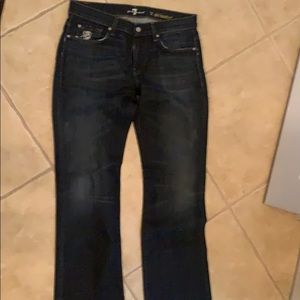Men’s 7 for all mankind boot leg pants.
